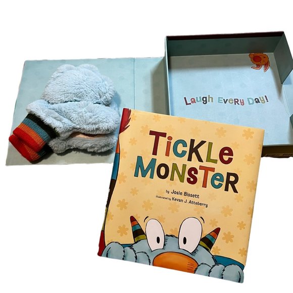 Tickle Monster Laughter Kit Book & Gloves Boxed Set - Picture 1 of 4